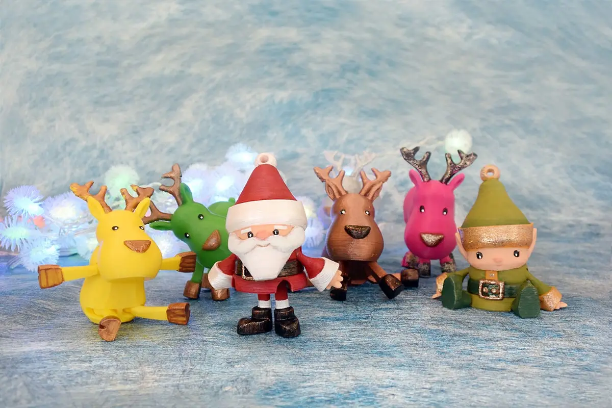 Articulated Christmas Toys — modelo 3D