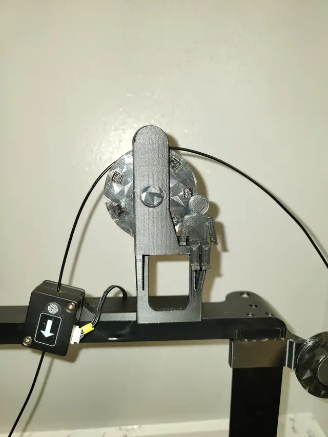 Filament guide for Ender 3 V3 KE / SE w/ filiment runout mount. — modelo 3D