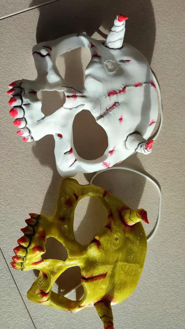 Skull Mask for halloween! — modelo 3D
