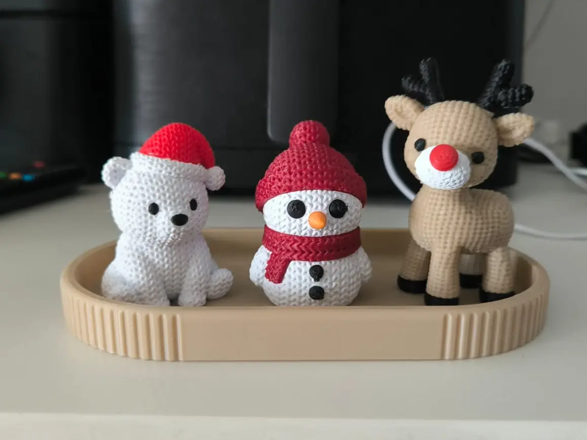 Vassoio svuota tasche Presepe Natalizio — modelo 3D