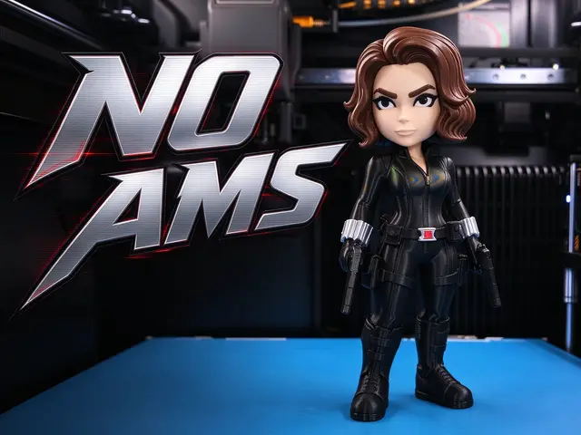 Q版 寡姐 黑寡妇 Black Widow 分件打印 （无需AMS） — modelo 3D