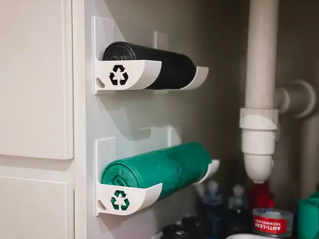 Slightly Over Engineered Trash Bag Roll Holder — modelo 3D