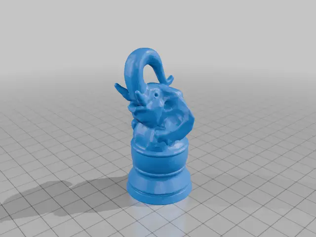 Chess elephant — modelo 3D
