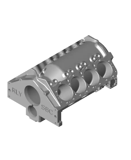 V8 Engine - 12oz Can Cup - SBC — modelo 3D