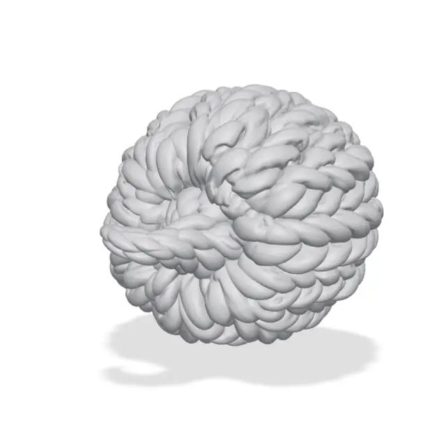 Chunky Knit Pumpkin — modelo 3D