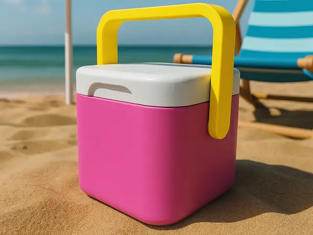 Retro Mini Cooler, 4 Can — modelo 3D
