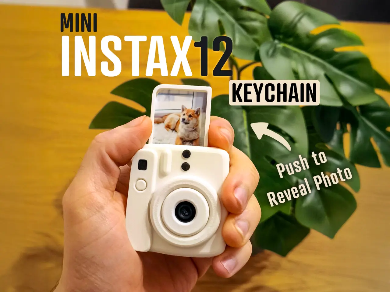 Mini Instax 12 Fidget/Keychain — modelo 3D