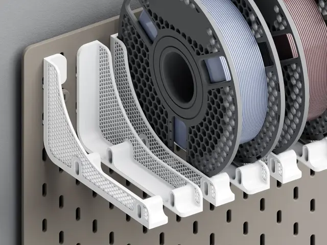 Filament Spool Holder for IKEA SKADIS — modelo 3D