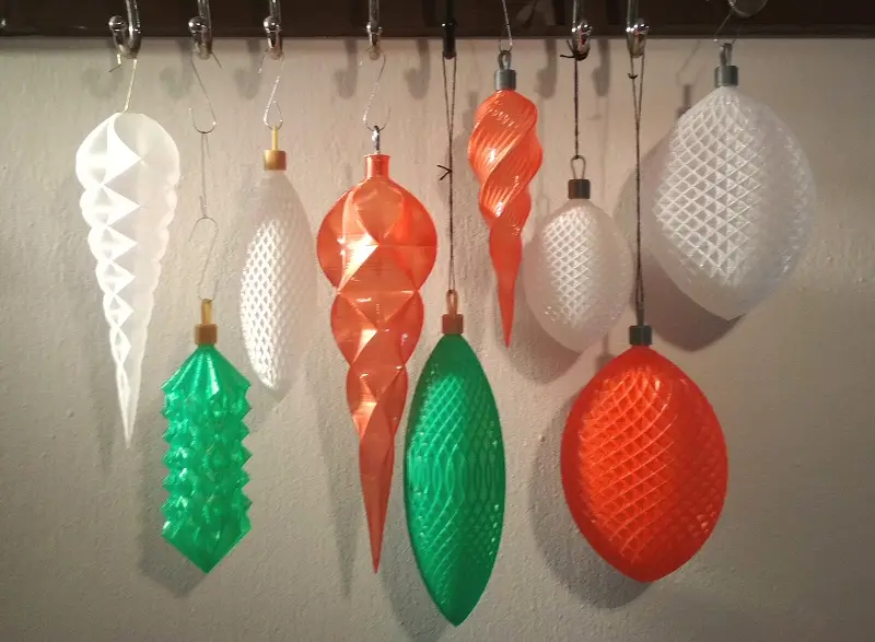 Christmas tree baubles — modelo 3D