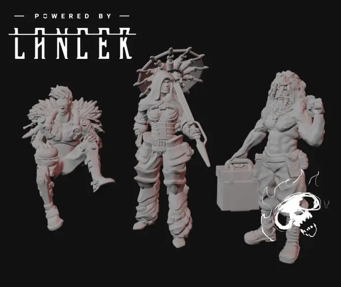 Mech Pilots for lancer 02 — modelo 3D