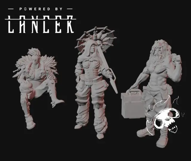 Mech Pilots for lancer 02 — modelo 3D
