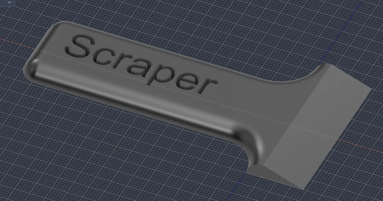 Build plate scraper — modelo 3D