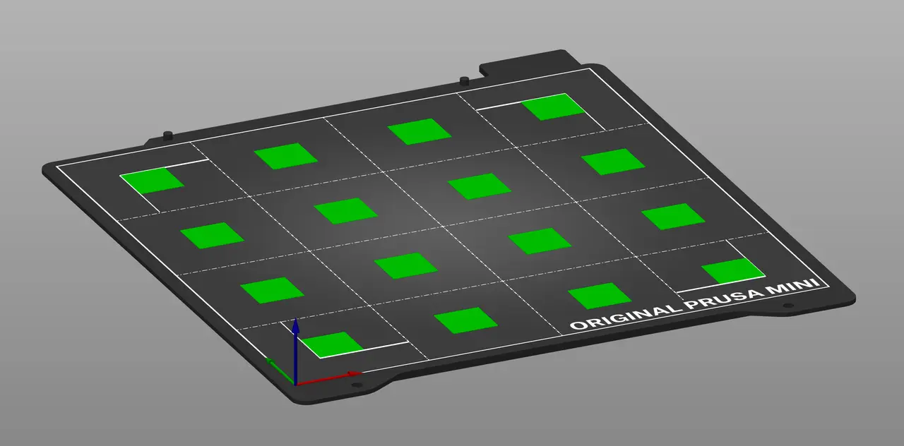 First Layer calibration Matrix — modelo 3D