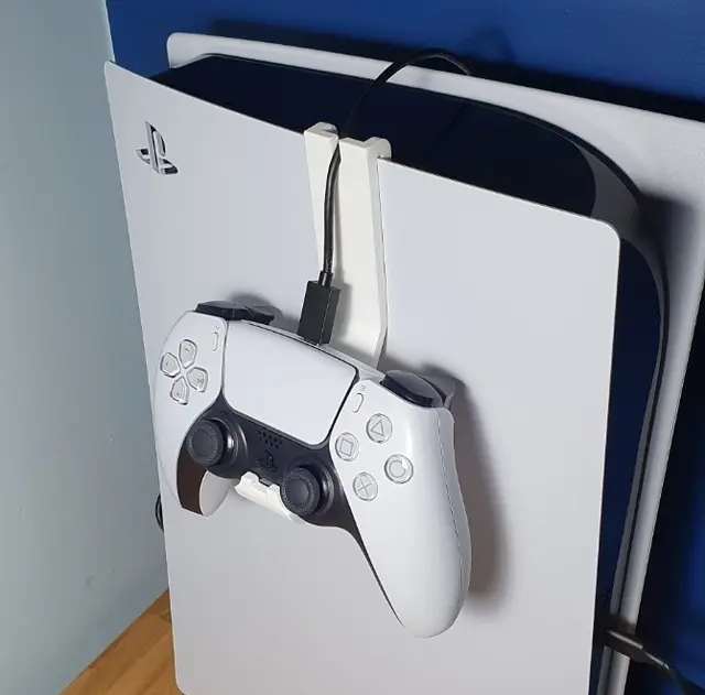 PS5 Controller and Charging Cable Holder — modelo 3D