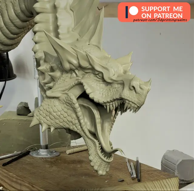 Dragon Bust — modelo 3D