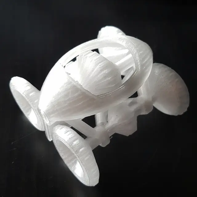 SCARAB 4WD Buggy - Print In Place — modelo 3D