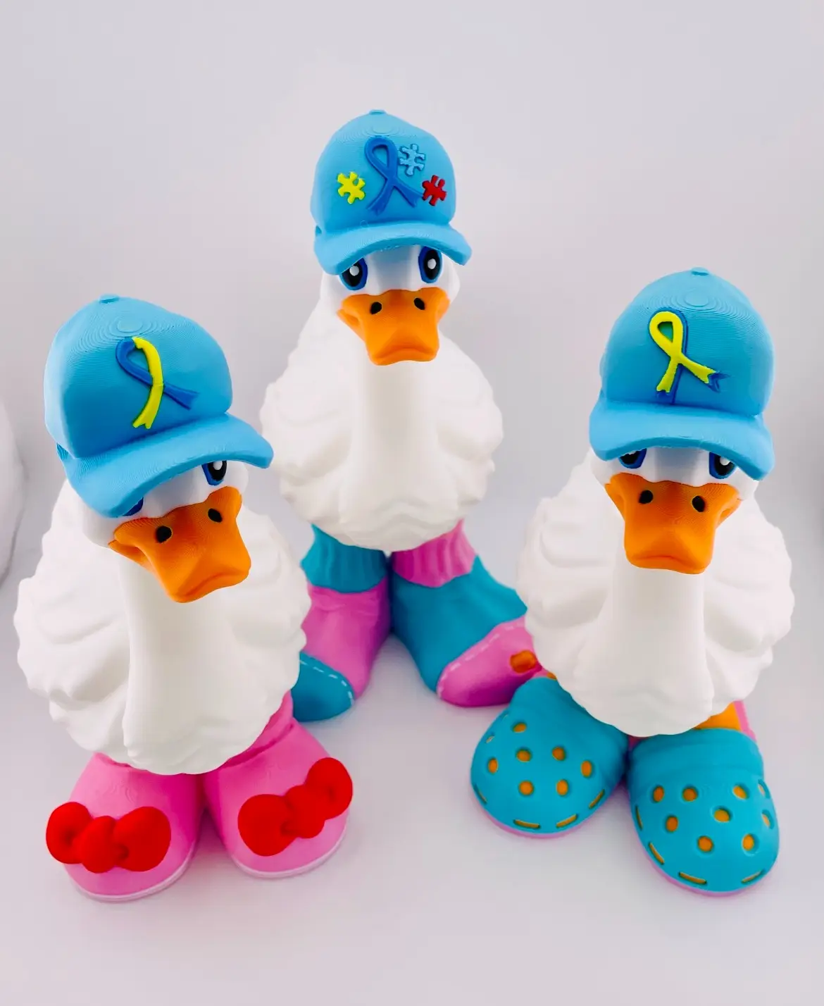 Awareness Ribbon Hats Goose Gear for Porch Goose — modelo 3D