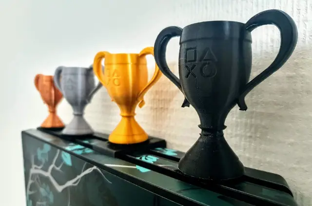 PS5 / Black Playstation Trophy - One single file for PSN trophies — modelo 3D