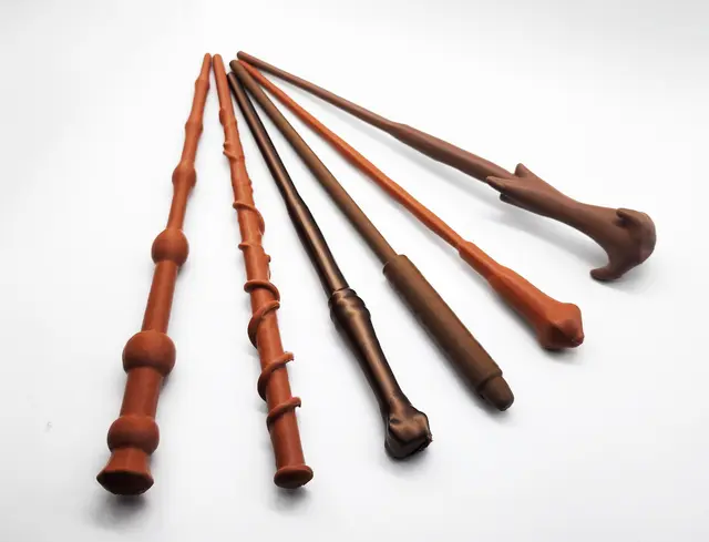 Harry Potter 6 Wands — modelo 3D