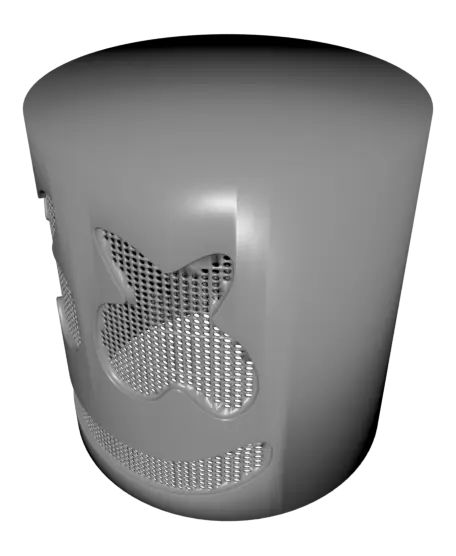 marshmello helmet — modelo 3D
