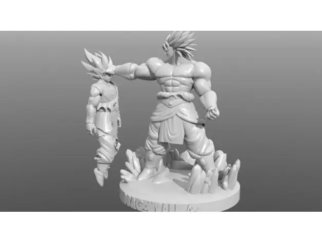 Dragon Ball Broly — modelo 3D