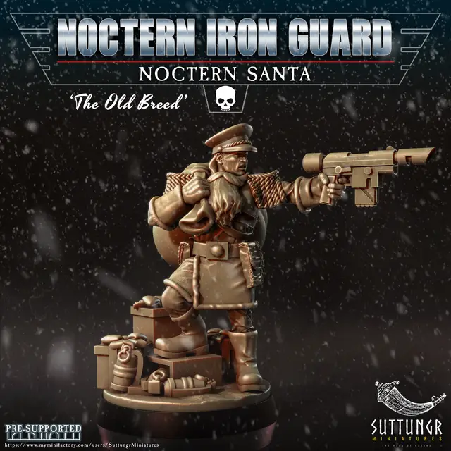 Noctern Iron Guard - Santa Pre Supported — modelo 3D