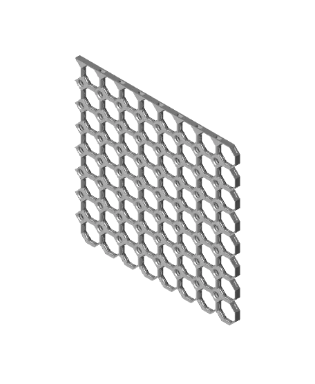8x8 MU - Top Grid Interfitted - MultiBoard Octagon Plate — modelo 3D