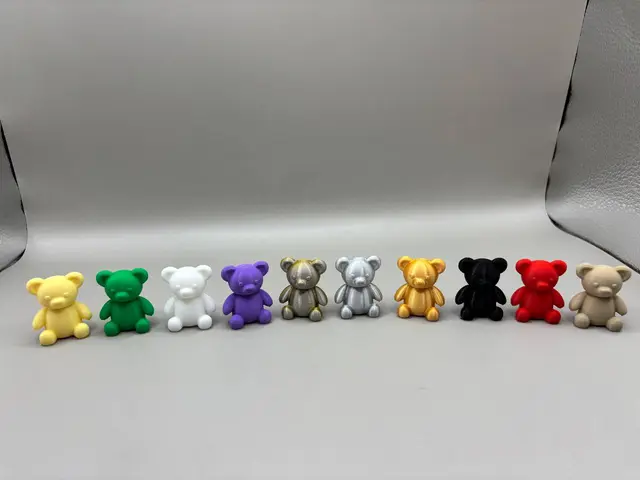 Cute Bear - Keychain (3.5 grams) — modelo 3D