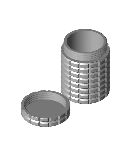 RidgedContainer.stl — modelo 3D