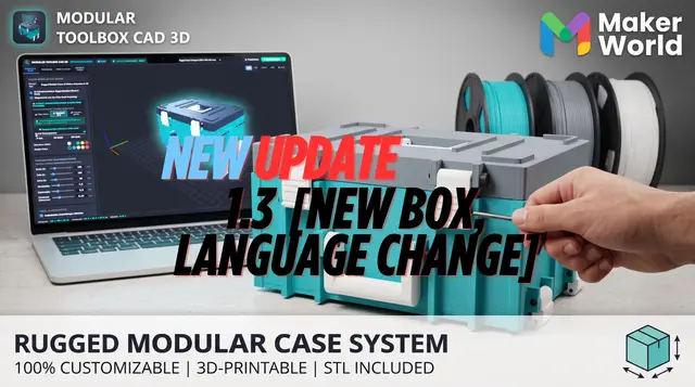 Modular Toolbox CAD 3D Version: 1.3 — modelo 3D
