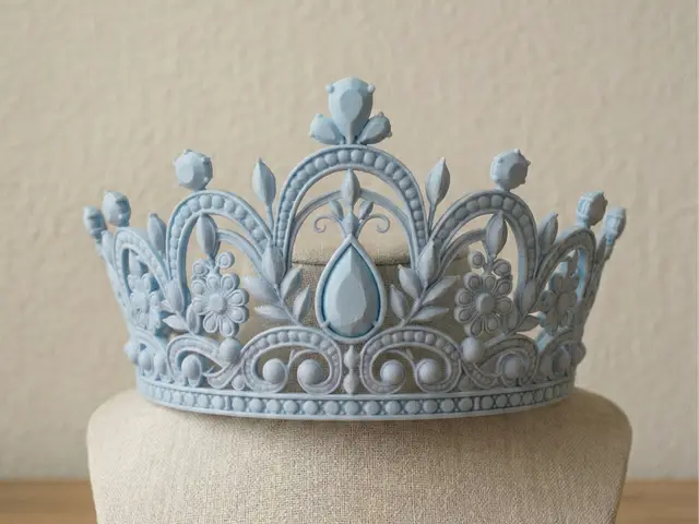 Elegant Royal Tiara / Princess Crown — modelo 3D