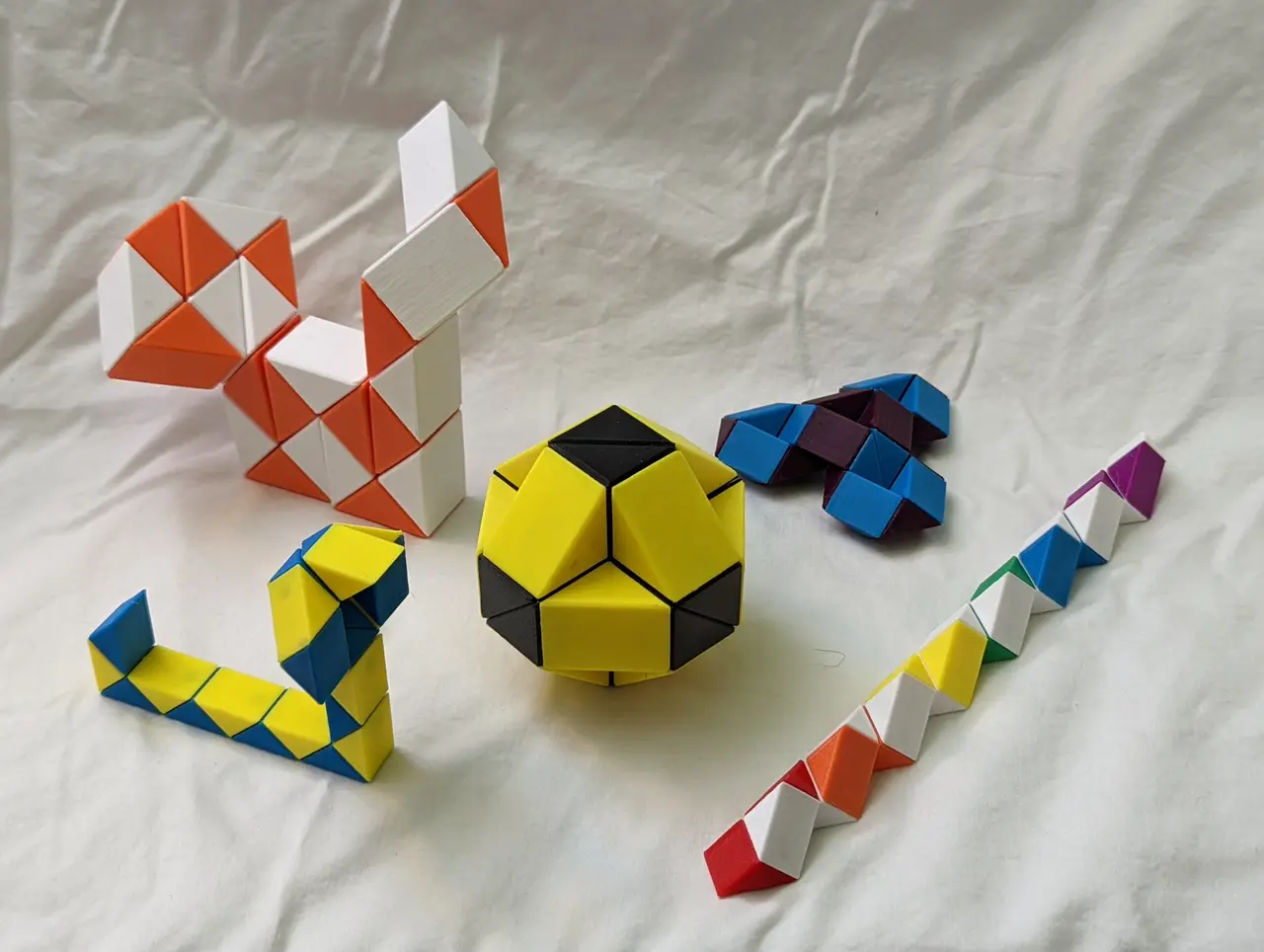 Snake puzzle toy (100% 3D printed) — modelo 3D