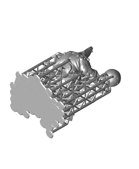 Carnival Strongman - With Free Dragon - 5e DnD Inspired for RPG and Wargamers — modelo 3D