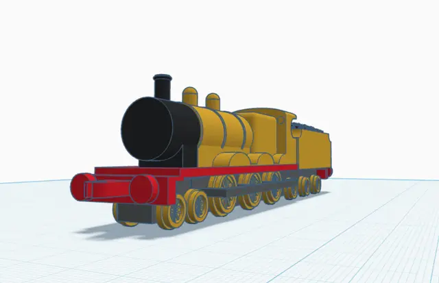 ERTL Styled Prescaster Z Class 4-6-0 Tender Engine "Fletcher" — modelo 3D