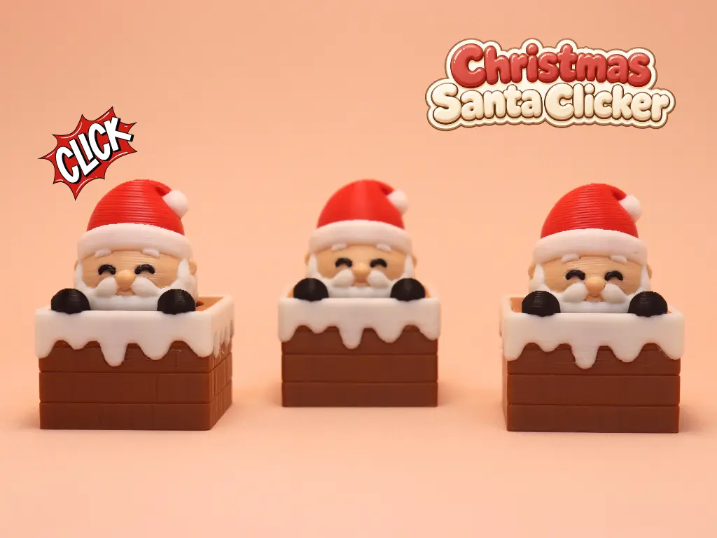Christmas Fidget Clicker — modelo 3D
