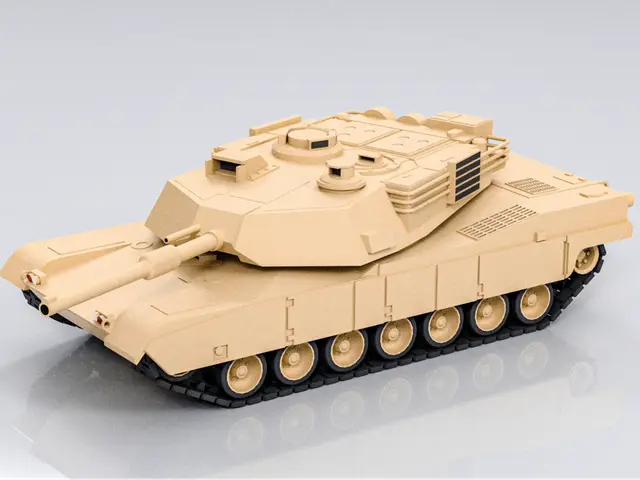 M1A2 Abrams 1:35 fully 3D printed model tank — modelo 3D