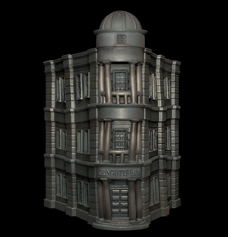Gringotts Bank - Harry Potter — modelo 3D