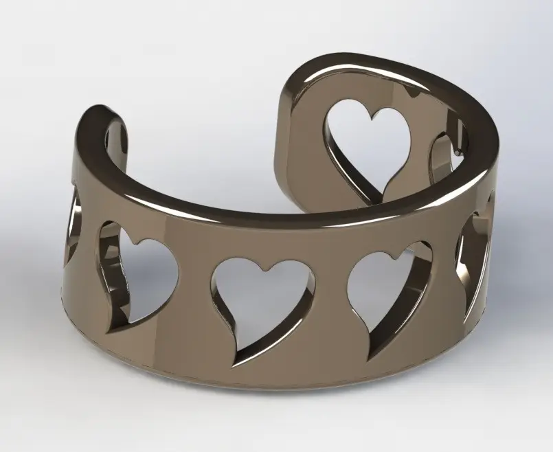 Heart Bracelet — modelo 3D