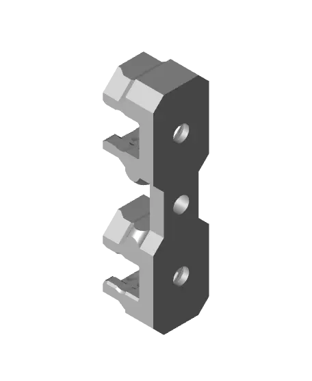 6.25 mm - Quad Offset Snaps (DS Part A) — modelo 3D