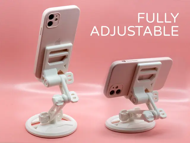 Adjustable Phone Stand by Pork3D.com — modelo 3D