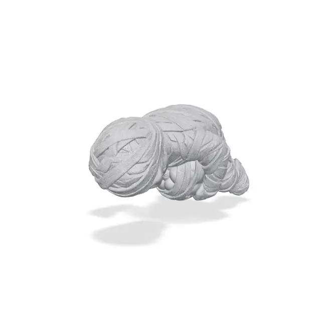Mummy on Swing Car Ornament — modelo 3D