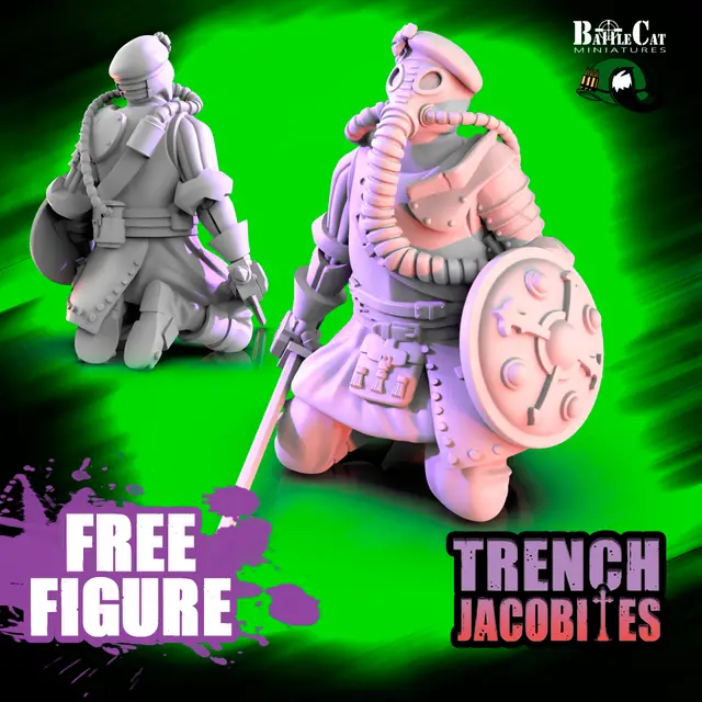 Free Trench Jacobite — modelo 3D