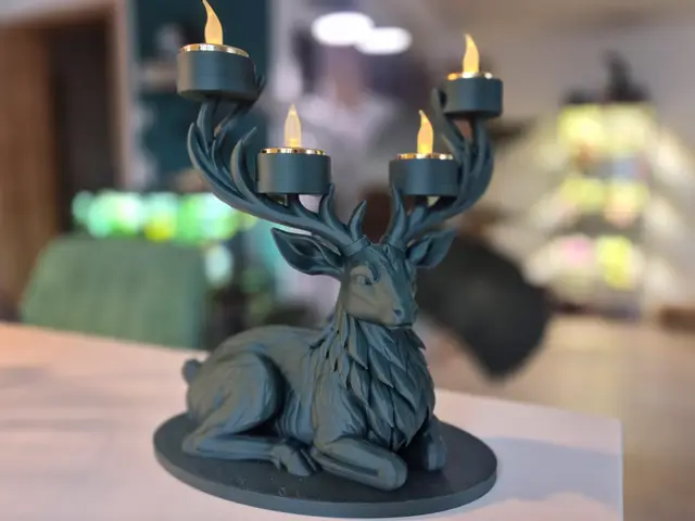 Hirsch Teelichtständer — modelo 3D