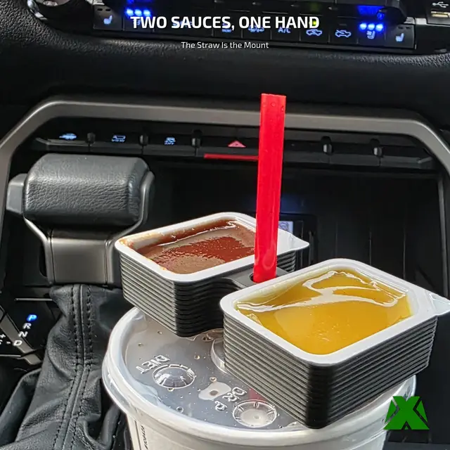 Fast Food Sauce Holder — modelo 3D
