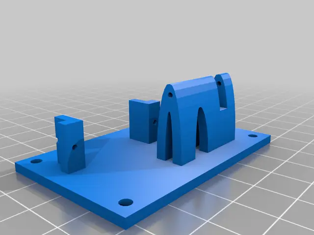 RC Servo Release / Drop mechanism — modelo 3D