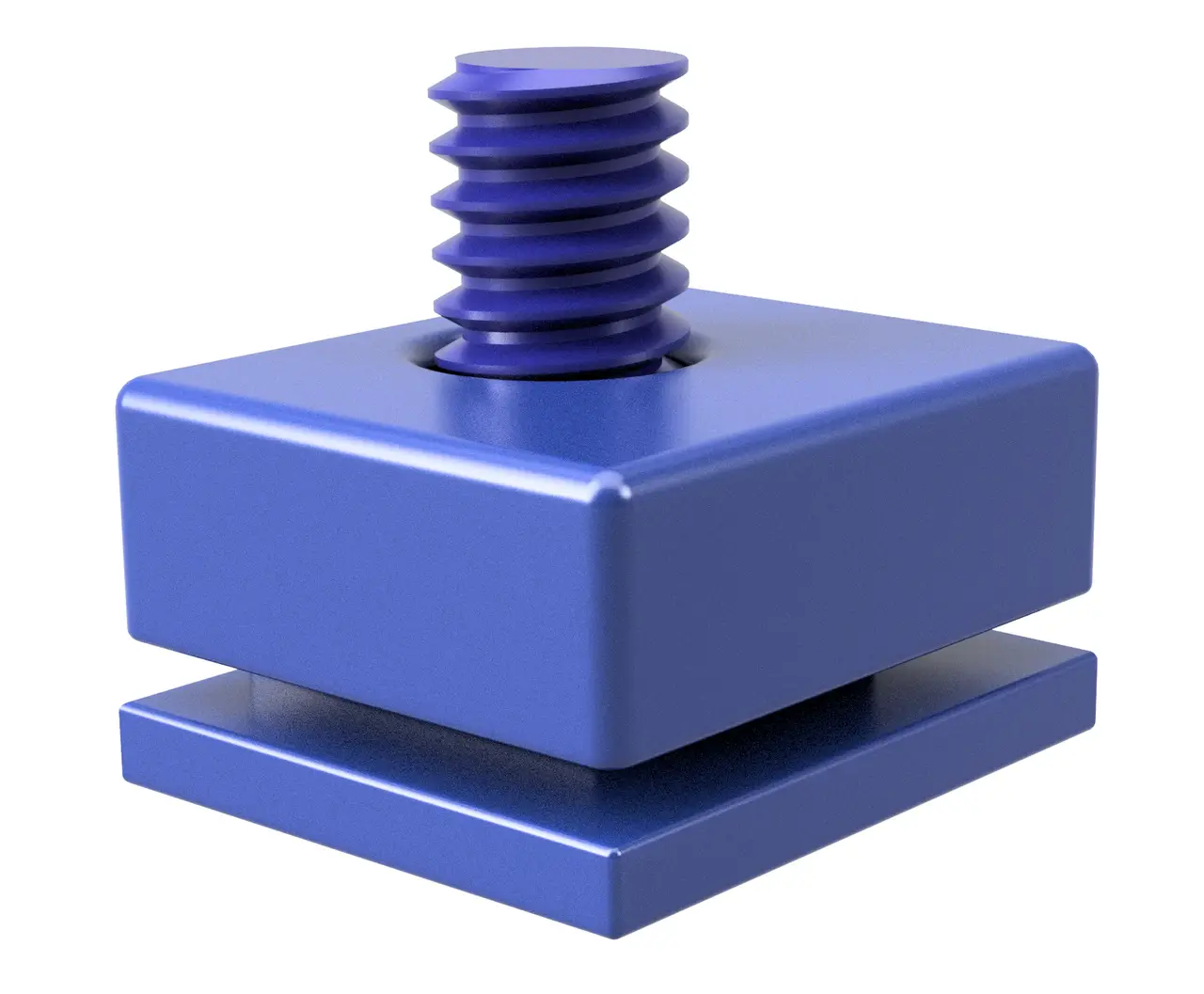 Camera Hot Shoe Mount to 1/4"-20 Tripod Screw Adapter — modelo 3D