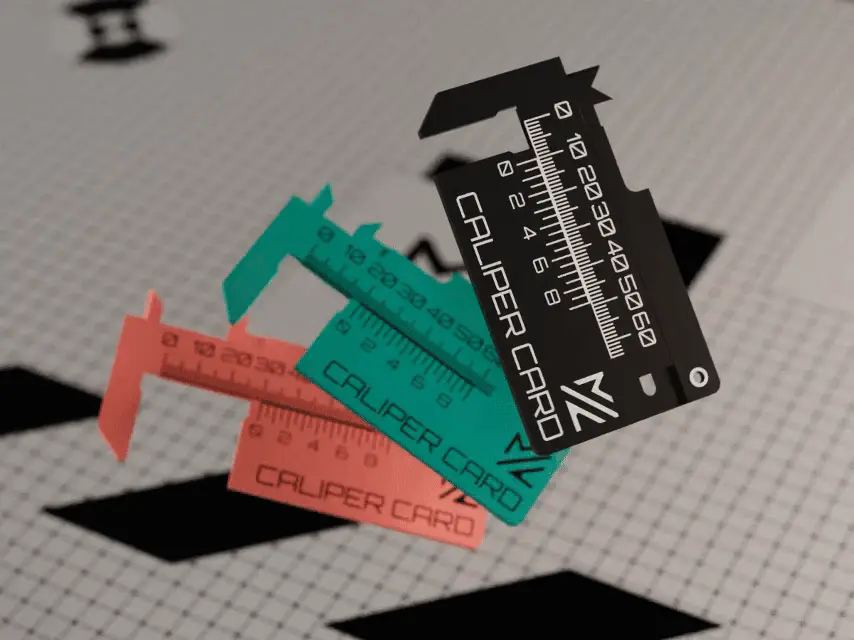 Vernier caliper card // SmartDeck collection — modelo 3D