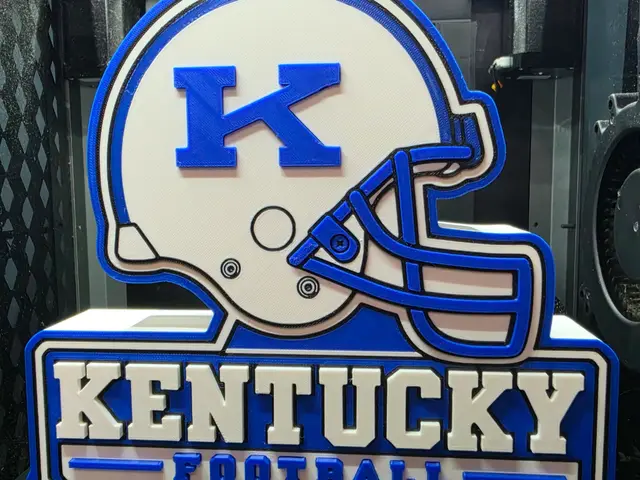 Kentucky Wildcats Power K Football Desk Sitter — modelo 3D