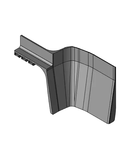 MTB/road rear derailleur protector — modelo 3D