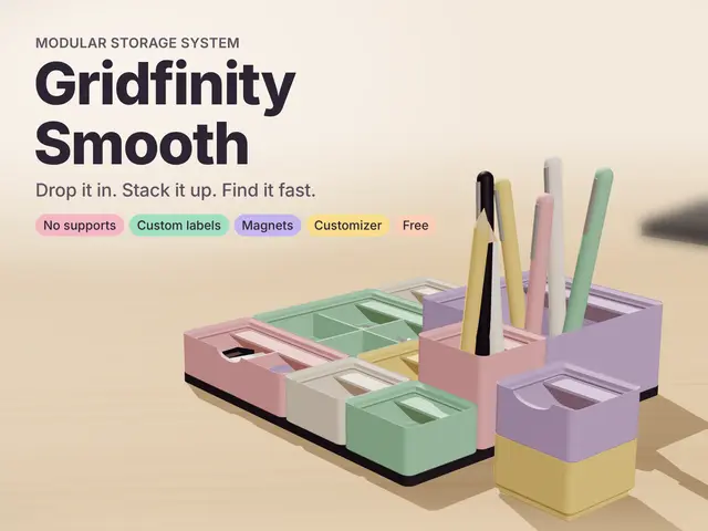 Gridfinity Smooth – Modular Organizer System — modelo 3D